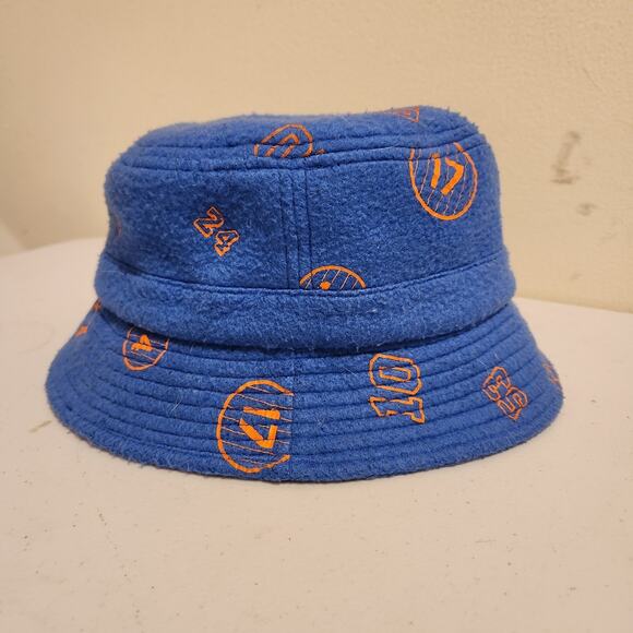 NY Knicks Colorway Fleece Bucket Hat Unisex Print Sample By Hall Of Fame - Picture 3 of 8